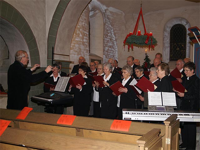 Chorgemeinschaft Liederkranz Meiningsen unter der Leitung von Georg Twittenhoff