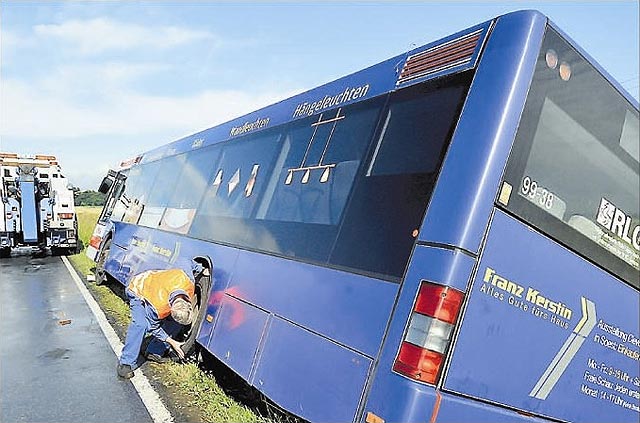 Soester Anzeiger: Busunfall (Foto: Dahm)