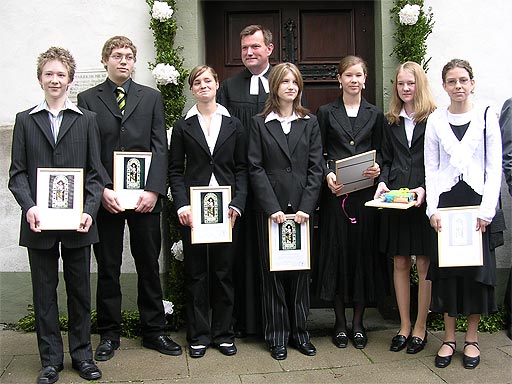 Konfirmation in Meiningsen 2006