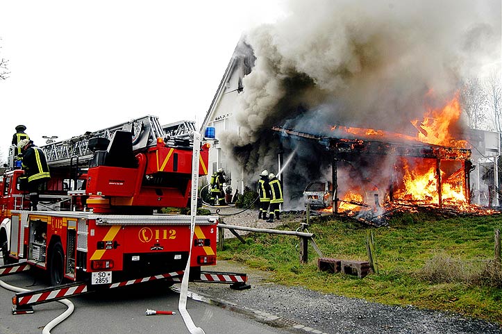 Brandeinsatz in Meiningsen - Foto: Soester Anzeiger