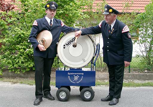 der Trommelwagen ist ein Meisterstück von Dietmar Dahnke
