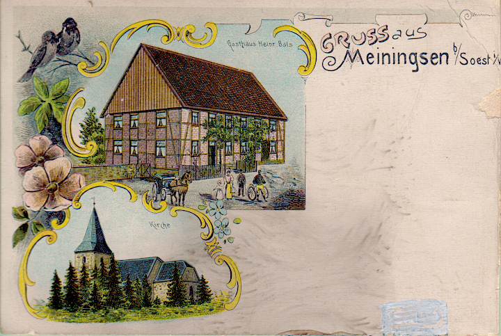 Ansichtskarte Meiningsen 1906