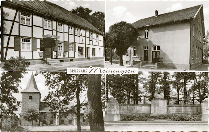 Ansichtskarte Meiningsen 1967