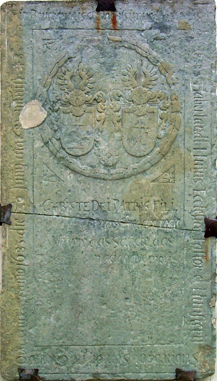 Grabplatte der St. Matthias Kirche zu Meiningsen