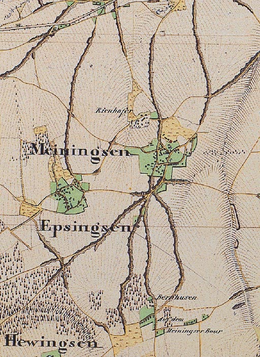 Preußische Kartenaufnahme 1839