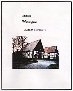 Titelseite "Meiningsen - Gestern und heute" von Dela Risse