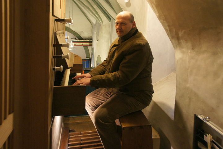 Organist Johann Gunter Preibisch