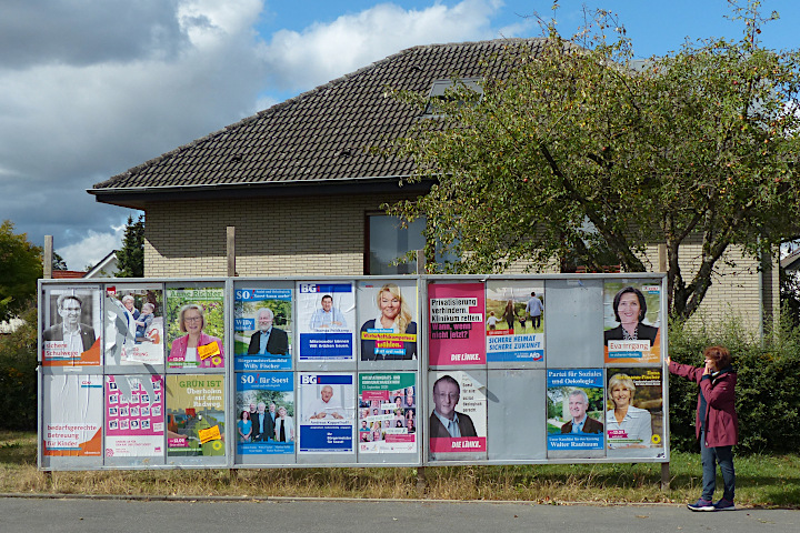 Wahlplakate zur Kommunalwahl NRW 2020