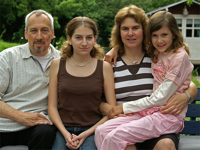 von links nach rechts: Axel, Anny, Anja und Antje