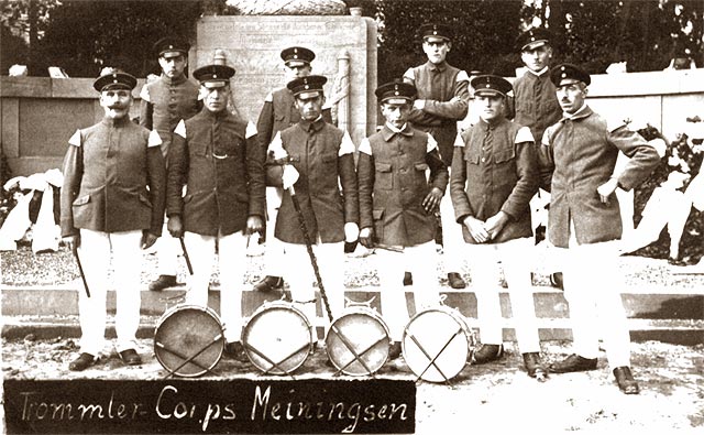 Trommler-Corps Meiningsen 1921...23